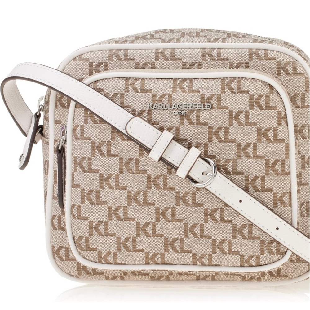 Karl Lagerfeld Paris Handbags VALETTE is a CROSSBODY MONOGRAM NON LEATHER